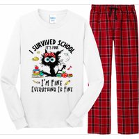 Happy Last Day Of School Teacher Student Graduation Long Sleeve Pajama Set