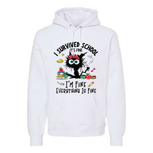 Happy Last Day Of School Teacher Student Graduation Premium Hoodie