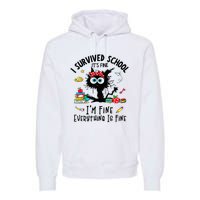 Happy Last Day Of School Teacher Student Graduation Premium Hoodie