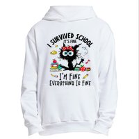 Happy Last Day Of School Teacher Student Graduation Urban Pullover Hoodie