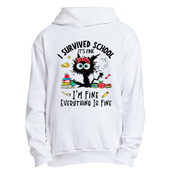 Happy Last Day Of School Teacher Student Graduation Urban Pullover Hoodie