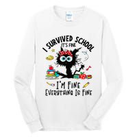 Happy Last Day Of School Teacher Student Graduation Tall Long Sleeve T-Shirt