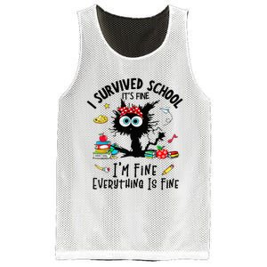 Happy Last Day Of School Teacher Student Graduation Mesh Reversible Basketball Jersey Tank