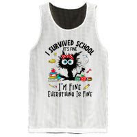 Happy Last Day Of School Teacher Student Graduation Mesh Reversible Basketball Jersey Tank