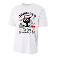 Happy Last Day Of School Teacher Student Graduation Performance Sprint T-Shirt