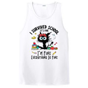 Happy Last Day Of School Teacher Student Graduation PosiCharge Competitor Tank