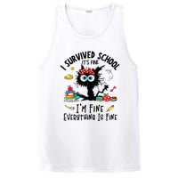 Happy Last Day Of School Teacher Student Graduation PosiCharge Competitor Tank