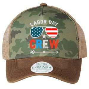 Happy Labor Day Crew Patriot Happy Labor Day Legacy Tie Dye Trucker Hat