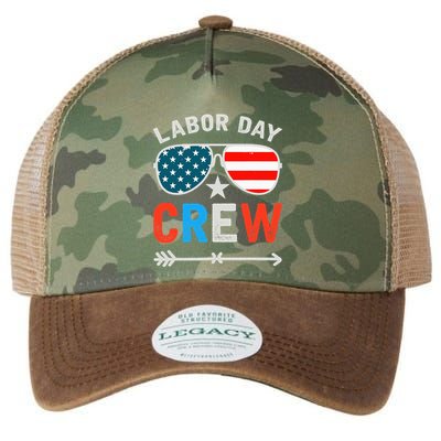 Happy Labor Day Crew Patriot Happy Labor Day Legacy Tie Dye Trucker Hat