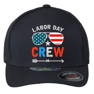 Happy Labor Day Crew Patriot Happy Labor Day Flexfit Unipanel Trucker Cap