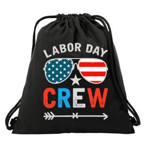 Happy Labor Day Crew Patriot Happy Labor Day Drawstring Bag