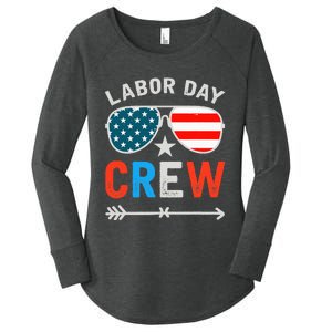 Happy Labor Day Crew Patriot Happy Labor Day Women's Perfect Tri Tunic Long Sleeve Shirt