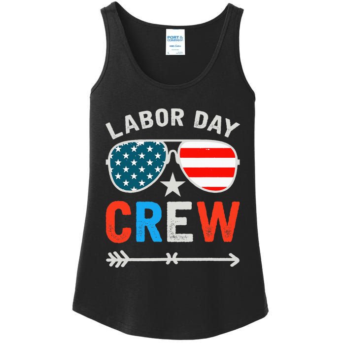 Happy Labor Day Crew Patriot Happy Labor Day Ladies Essential Tank