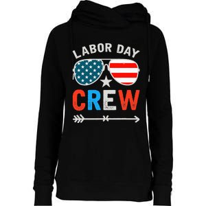 Happy Labor Day Crew Patriot Happy Labor Day Womens Funnel Neck Pullover Hood