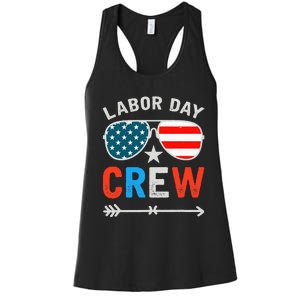 Happy Labor Day Crew Patriot Happy Labor Day Women's Racerback Tank