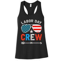 Happy Labor Day Crew Patriot Happy Labor Day Women's Racerback Tank