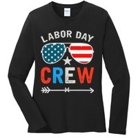 Happy Labor Day Crew Patriot Happy Labor Day Ladies Long Sleeve Shirt