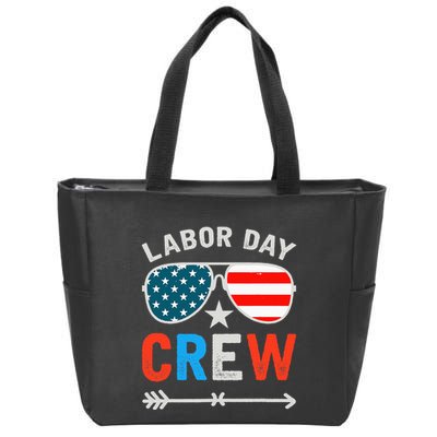 Happy Labor Day Crew Patriot Happy Labor Day Zip Tote Bag