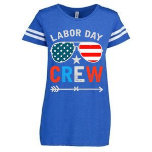 Happy Labor Day Crew Patriot Happy Labor Day Enza Ladies Jersey Football T-Shirt