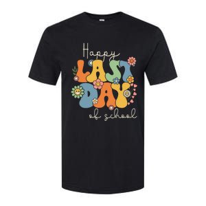 Happy Last Day Of School Graduation Groovy Teacher Student Softstyle CVC T-Shirt