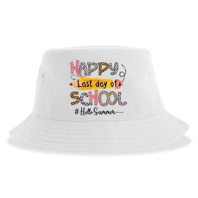 Happy Last Day Of School Teacher Graduation Last Day Sustainable Bucket Hat