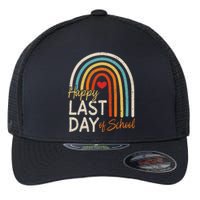 Happy Last Day Of School Teacher Student Graduation Flexfit Unipanel Trucker Cap