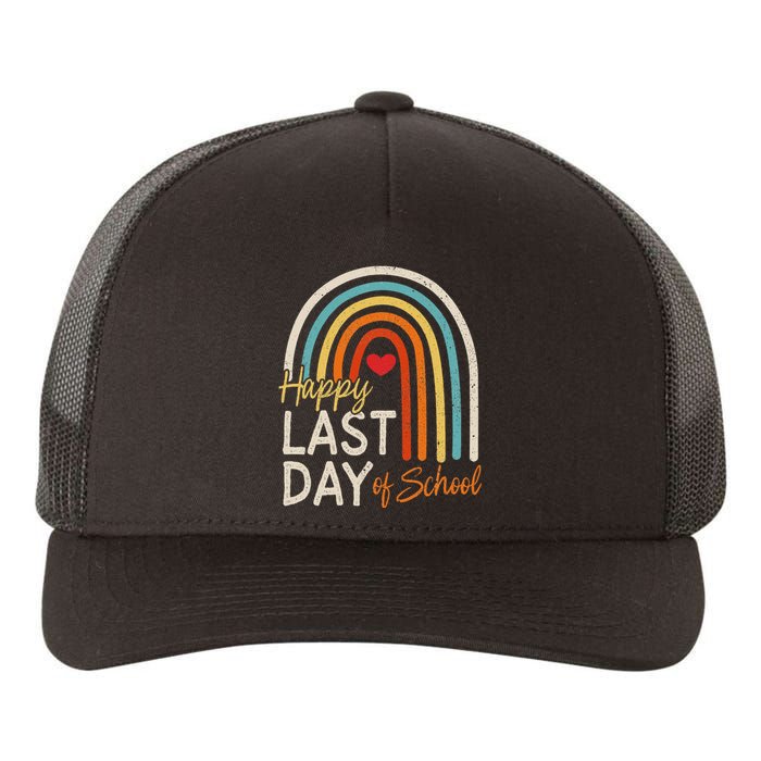 Happy Last Day Of School Teacher Student Graduation Yupoong Adult 5-Panel Trucker Hat