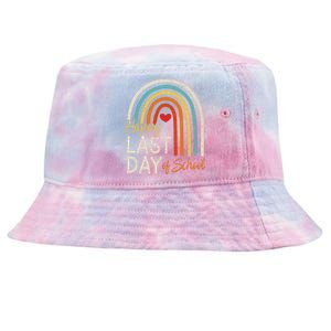 Happy Last Day Of School Teacher Student Graduation Tie-Dyed Bucket Hat