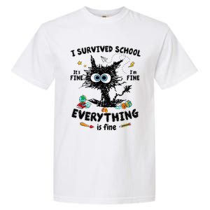 Happy Last Day Of School Teacher Student Graduation Garment-Dyed Heavyweight T-Shirt