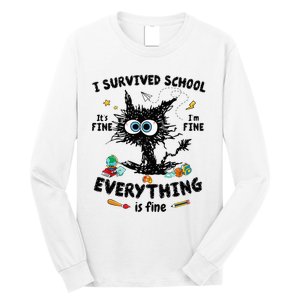 Happy Last Day Of School Teacher Student Graduation Long Sleeve Shirt