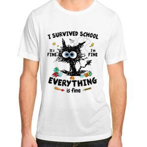 Happy Last Day Of School Teacher Student Graduation Adult ChromaSoft Performance T-Shirt