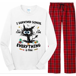 Happy Last Day Of School Teacher Student Graduation Long Sleeve Pajama Set