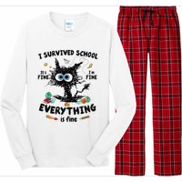 Happy Last Day Of School Teacher Student Graduation Long Sleeve Pajama Set