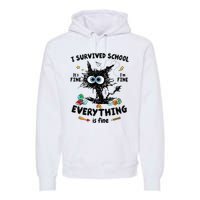 Happy Last Day Of School Teacher Student Graduation Premium Hoodie