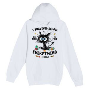 Happy Last Day Of School Teacher Student Graduation Premium Pullover Hoodie