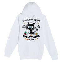 Happy Last Day Of School Teacher Student Graduation Premium Pullover Hoodie