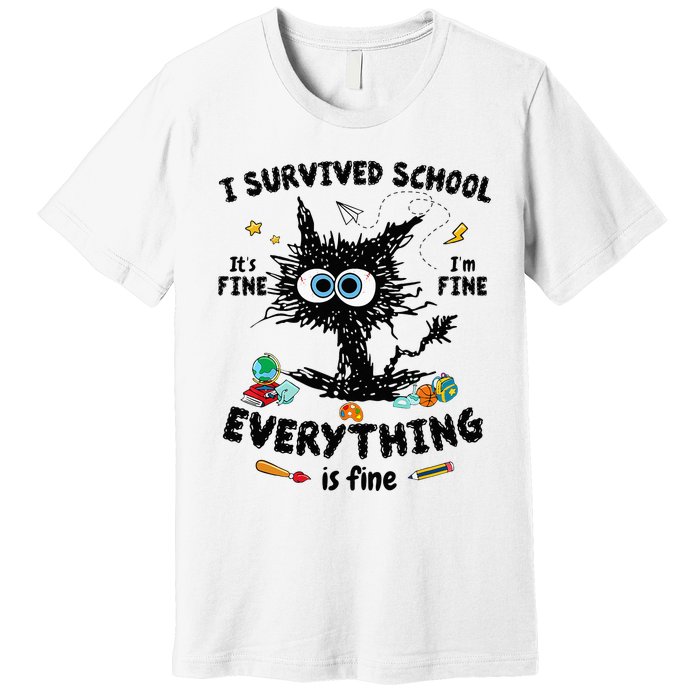 Happy Last Day Of School Teacher Student Graduation Premium T-Shirt