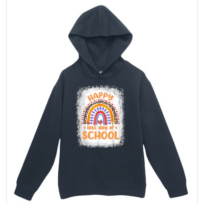 Happy Last Day Of School Rainbow Funny Summer Vacation Urban Pullover Hoodie