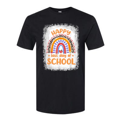 Happy Last Day Of School Rainbow Funny Summer Vacation Softstyle® CVC T-Shirt