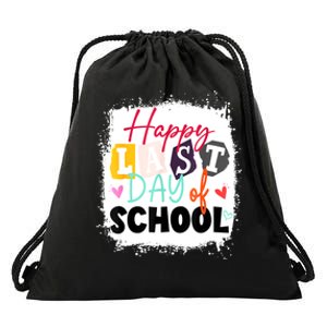 Happy Last Day Of School Teacher & Kids LAST DAY OF SCHOOL Drawstring Bag