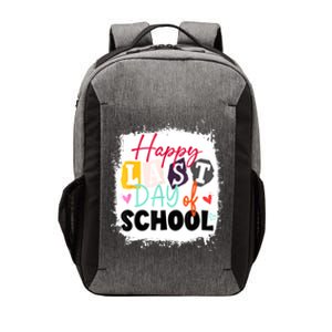 Happy Last Day Of School Teacher & Kids LAST DAY OF SCHOOL Vector Backpack