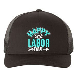 Happy Labor Day Gift Yupoong Adult 5-Panel Trucker Hat