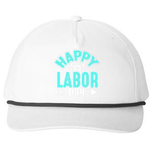 Happy Labor Day Gift Snapback Five-Panel Rope Hat