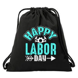 Happy Labor Day Gift Drawstring Bag