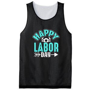 Happy Labor Day Gift Mesh Reversible Basketball Jersey Tank