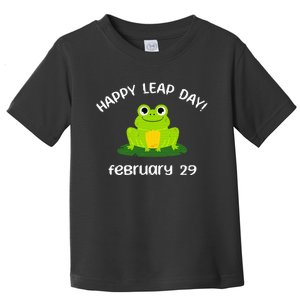 Happy Leap Day Year 2024 February 29th Funny Frog lovers Toddler T-Shirt