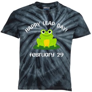 Happy Leap Day Year 2024 February 29th Funny Frog lovers Kids Tie-Dye T-Shirt