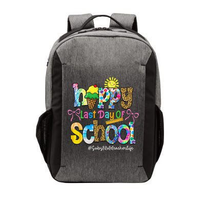 Happy Last Day Of School Substitute Teacher Life Leopard Vector Backpack