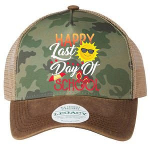 Happy Last Day Of School Teacher Student Graduation Summer Cute Legacy Tie Dye Trucker Hat