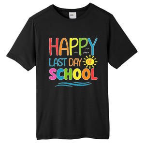 Happy Last Day Of School Teacher Student Graduation Summer Tall Fusion ChromaSoft Performance T-Shirt